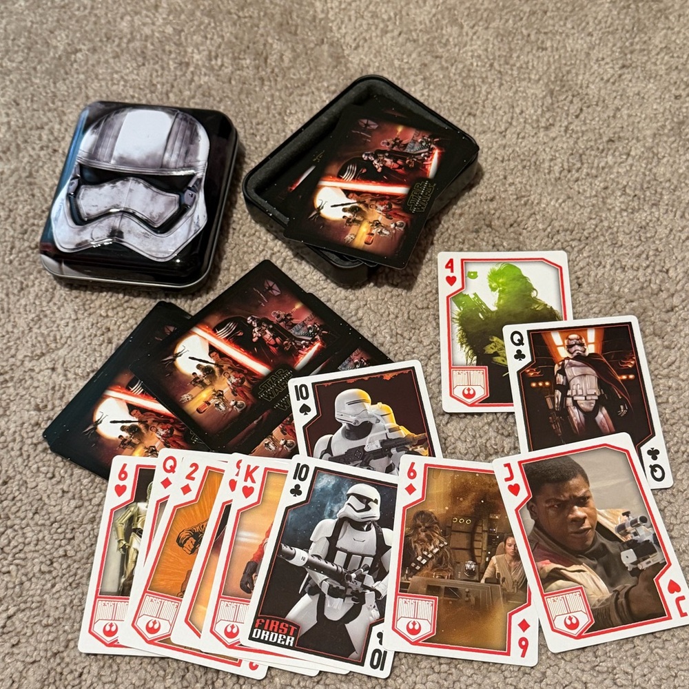 Star Wars Deck of Cards and Tin